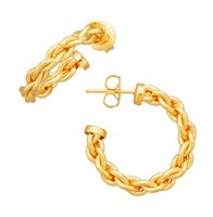 Orecchini Giovanni Raspini Donna Cerchi Catena in Argento 12366 - 12366